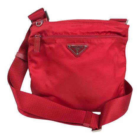 red prada camera bag|Prada small nylon camera bag.